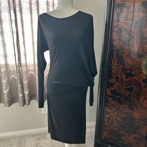 BCBGMaxAzria Sheath Dress with Left Side Dolman Sleeve